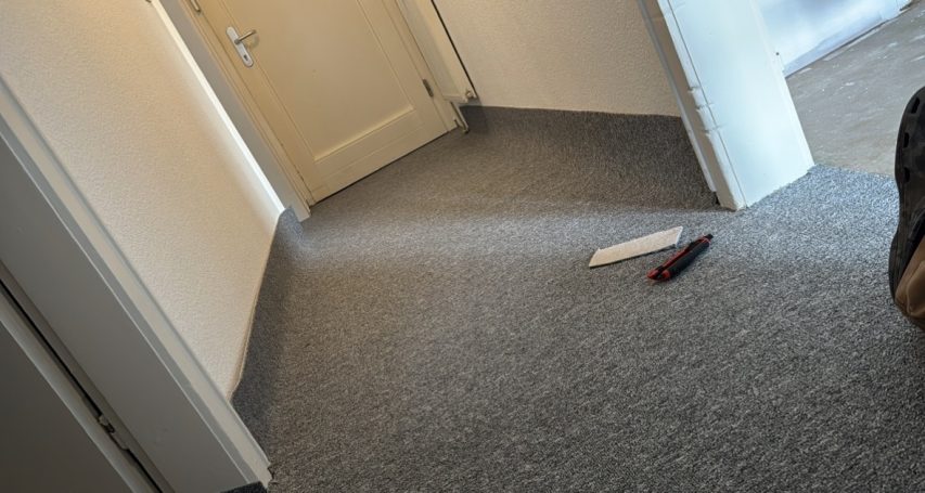 Teppich neu verlegt